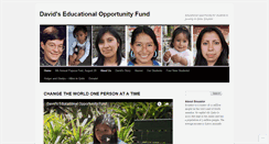 Desktop Screenshot of davidsedfund.org