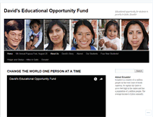 Tablet Screenshot of davidsedfund.org